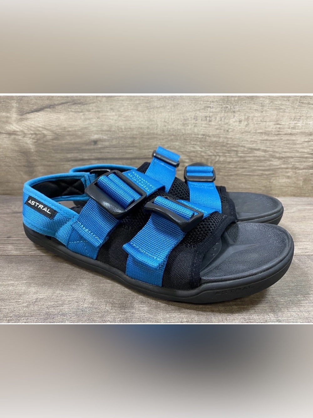 Astral PFD Water Boat Sandals Outdoor Adventure Shoes Blue Black Womens Size 7